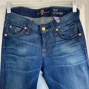 7 for all mankind flair jeans, Lexi petit, size 25. Like NEW